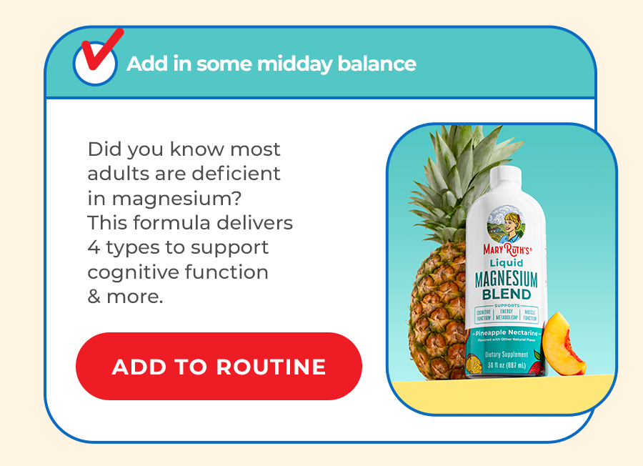 Add in some&nbsp;midday balance 