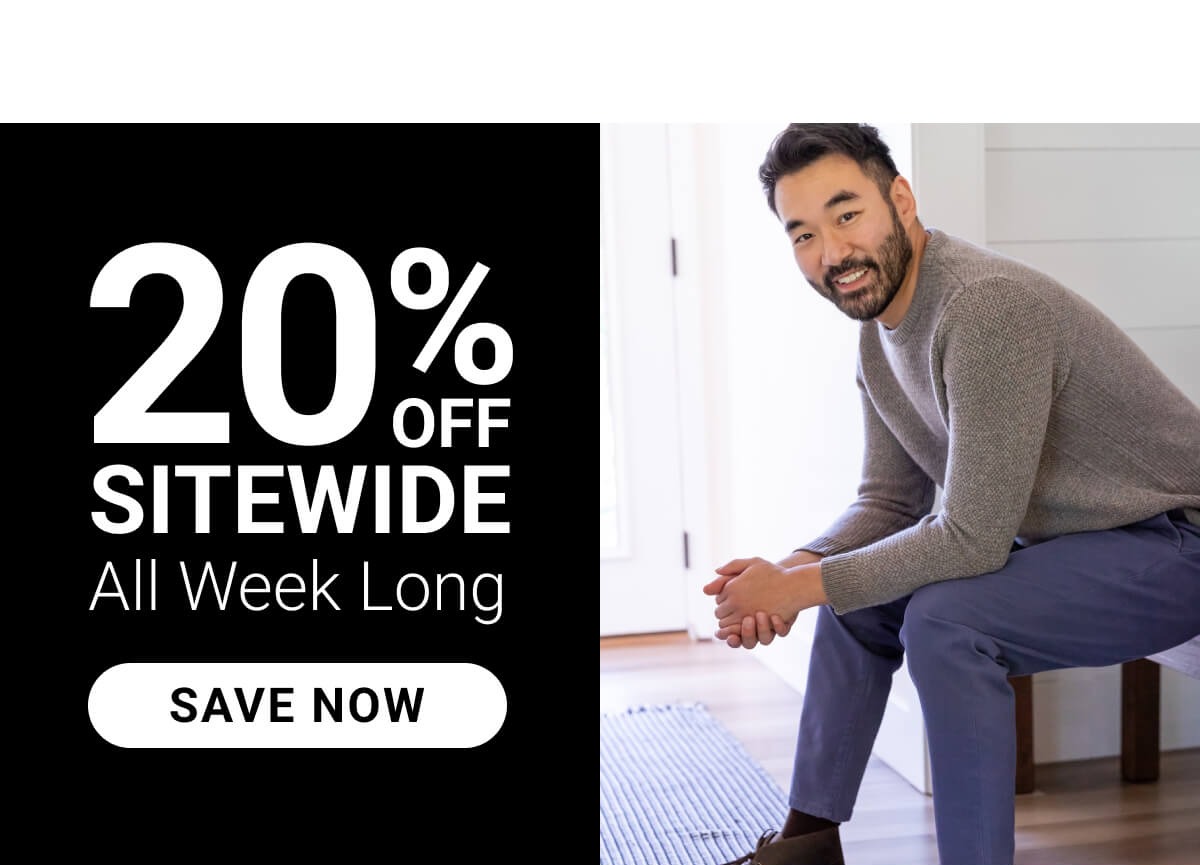 20% Off Sitewide