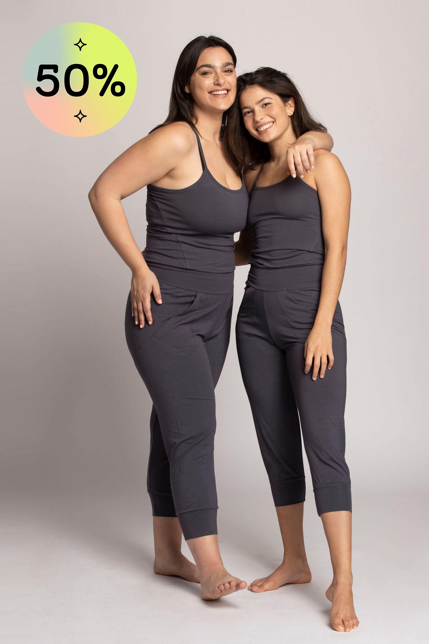 Image of I'mPerfect Organic Cotton Yoga Jumpsuit 50%off