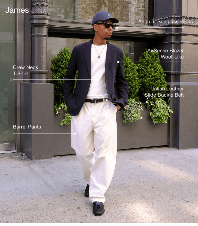 banner1men0crew0neck0tshirt0barrel0pants0sunglasses0airsense0wool0blazer0and0belt