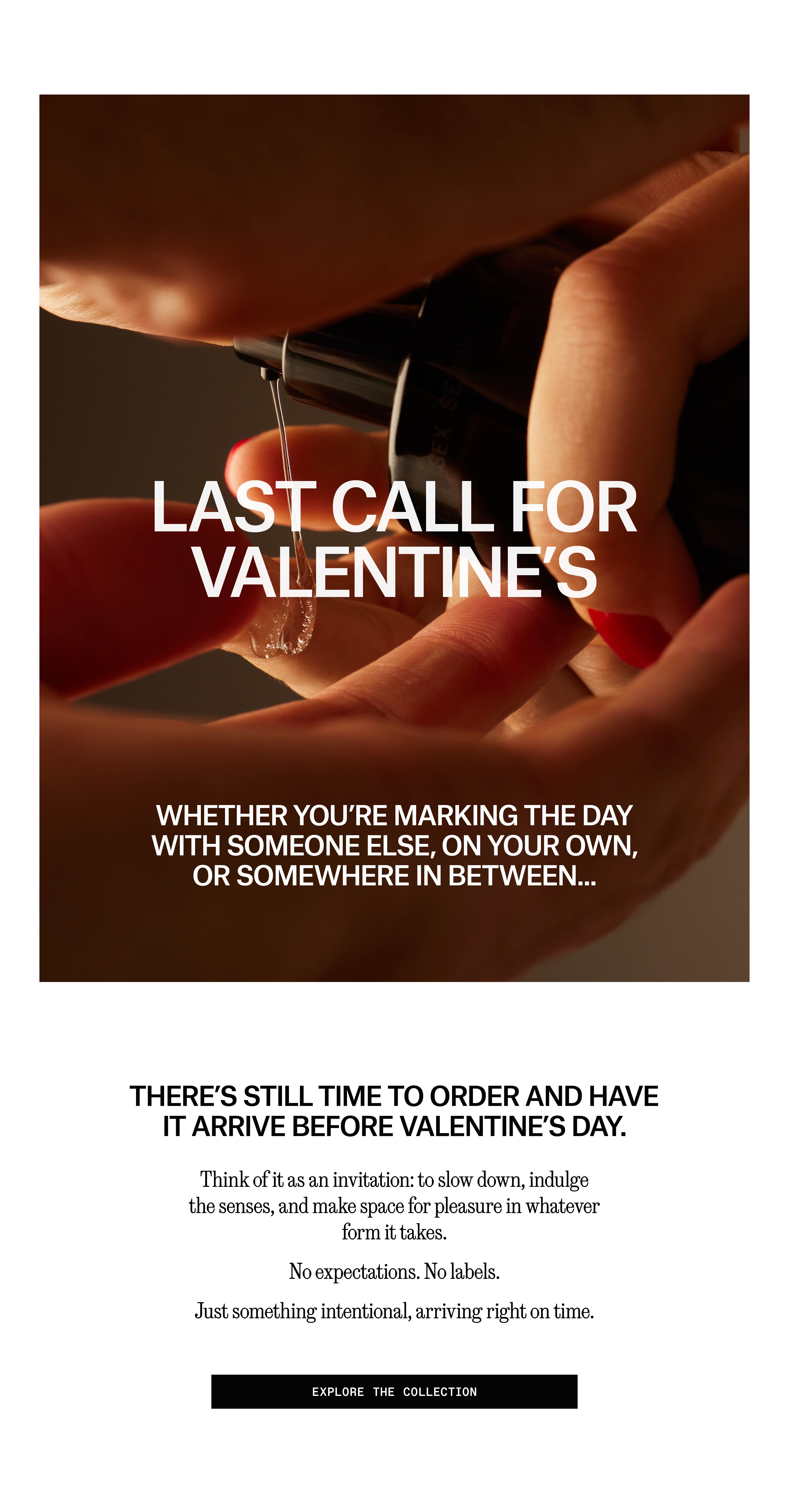 Last call for Valentines. Explore the Mienne Collection.