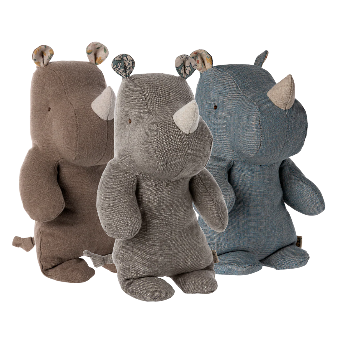 Image of Safari Friends Stuffed Rhino - Small