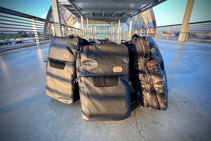 ADDAX-25 backpacks in different colors