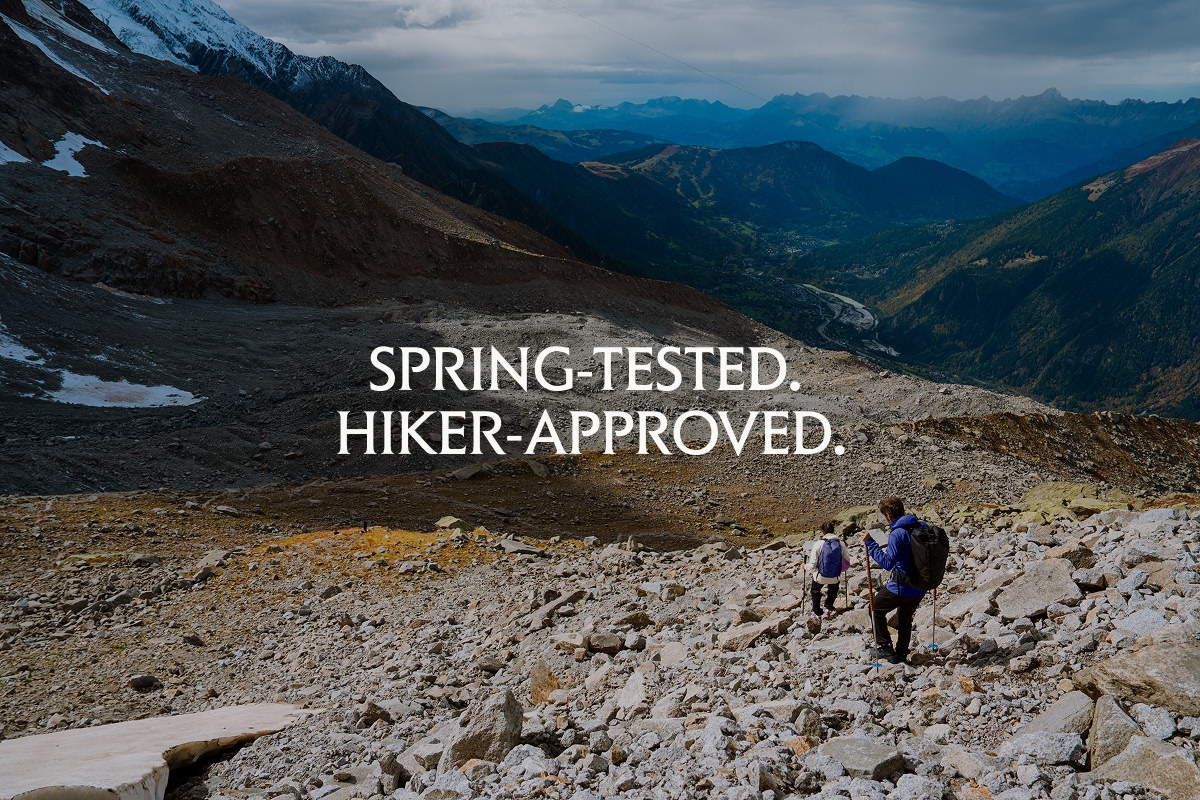 Spring-tested. Hiker-approved.