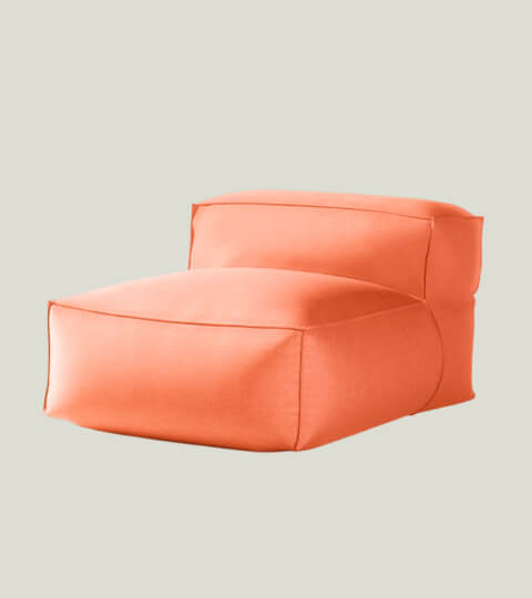 Spazio Outdoor Armless Sofa by Spazio