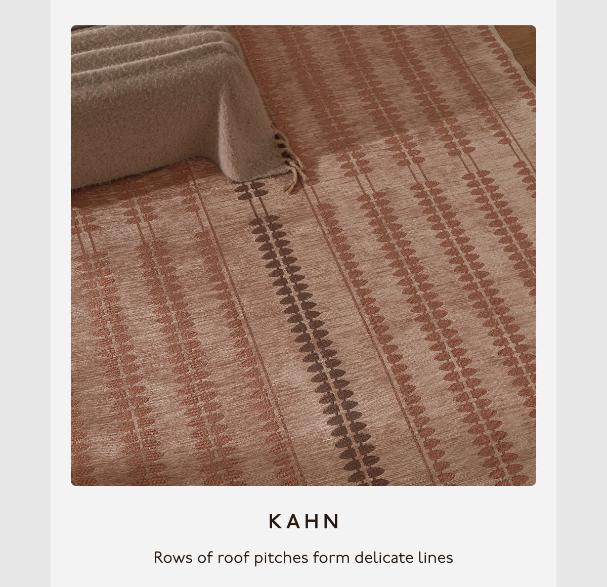 KHAN | Rows of roof pitches form delicate lines