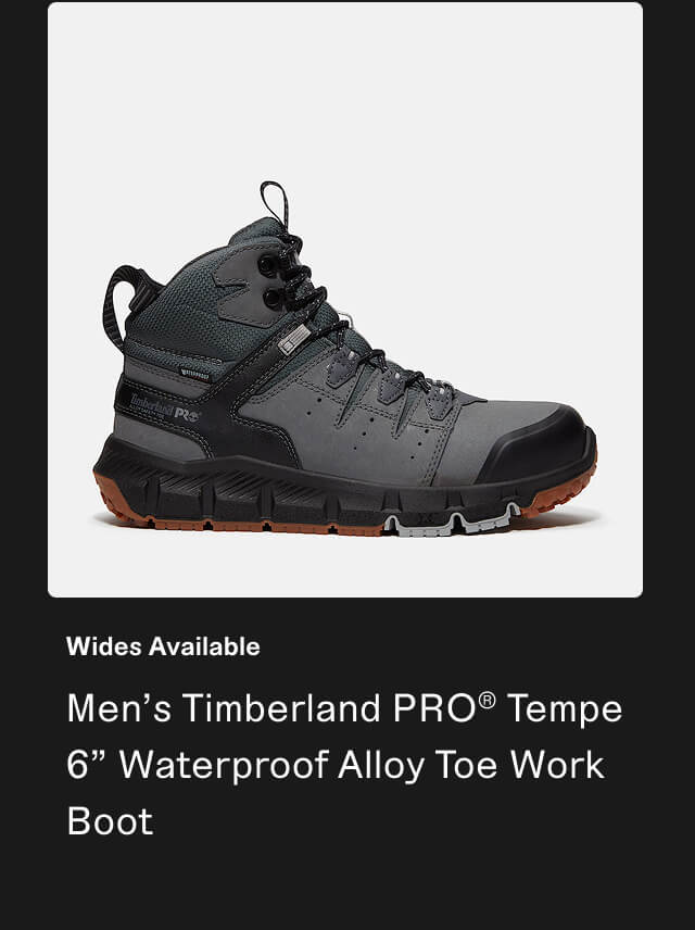 Men's Timberland PRO Tempe 6 Inch Waterproof Alloy Toe Work Boot