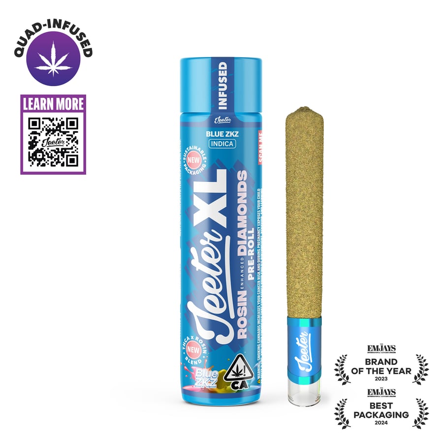 Image of Blue Zkz Quad Infused XL - 2g