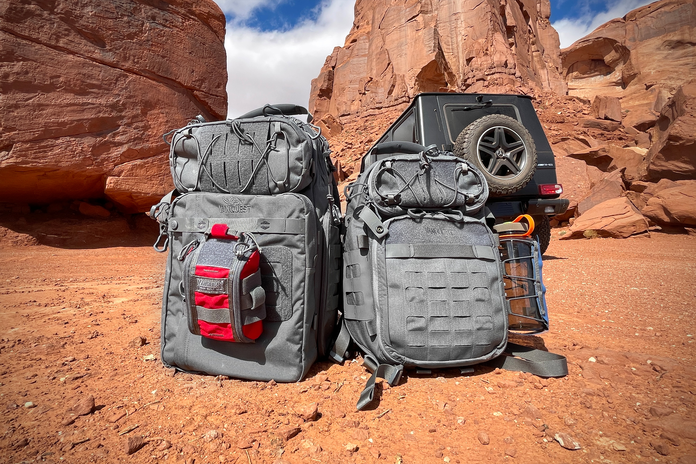 TRIDENT-32 and JAVELIN-18 backpacks.