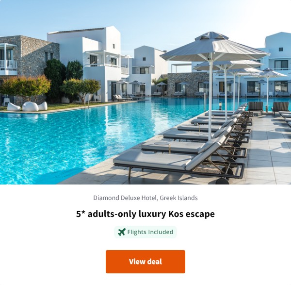 5* adults-only luxury Kos escape