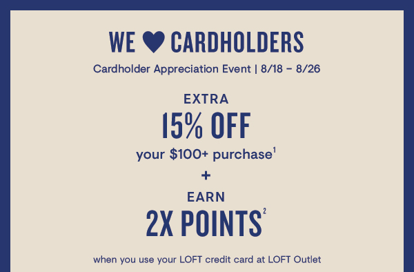 Cardholder Appreciation Event