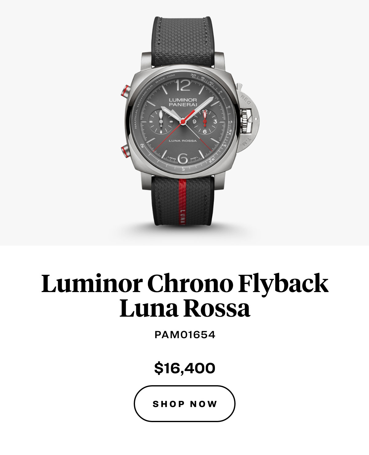 Luminor Chrono Flyback Luna Rossa PAM01654 $16,400 Shop Now 