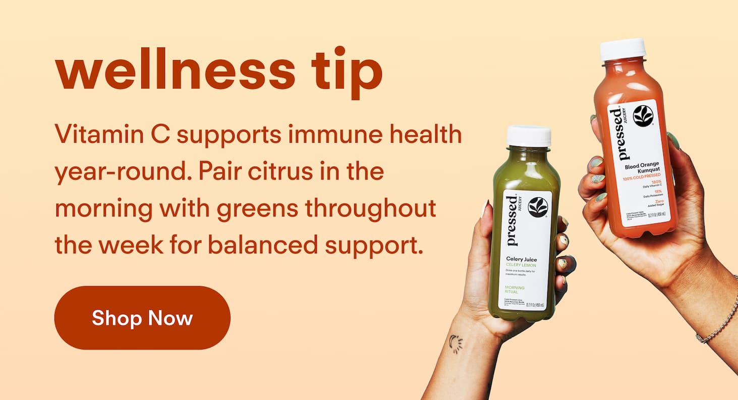 Wellness Tip: Vitamin C supports immune health year-round. Pair citrus in the morning with greens throughout the week for balanced support.