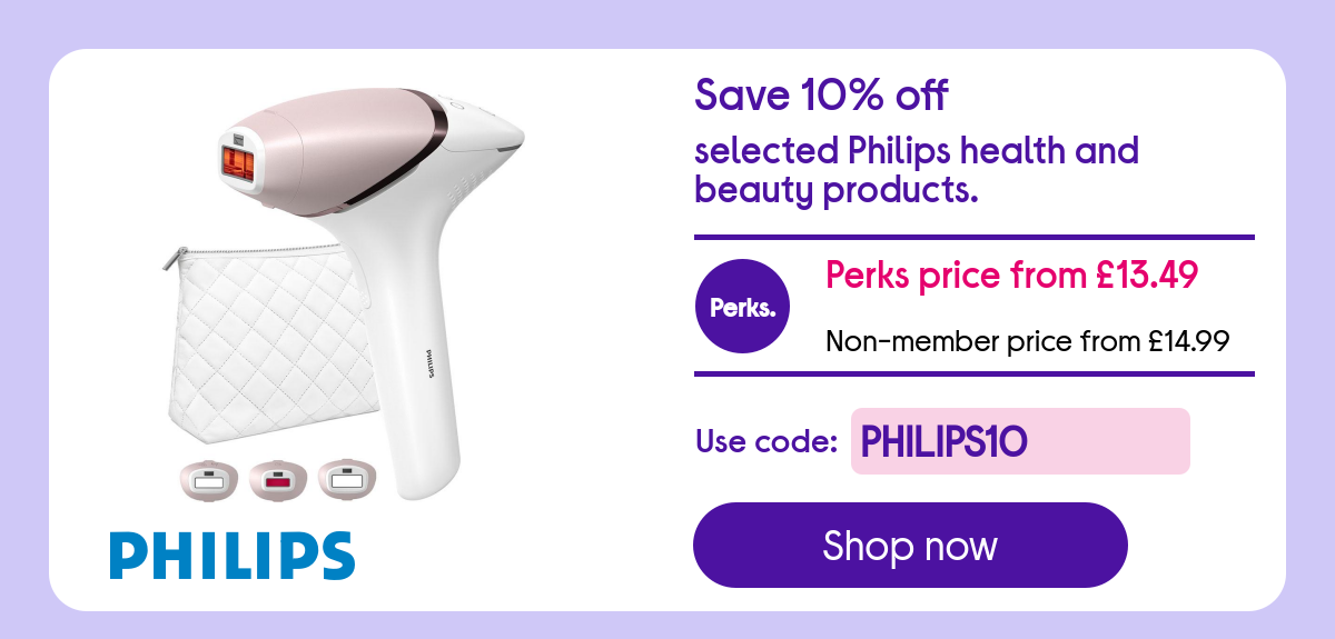 Save 10% off selected Philips