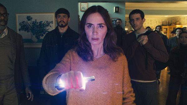 Emily Blunt is Margaret Fairchild, in a scene from Disclosure Day.