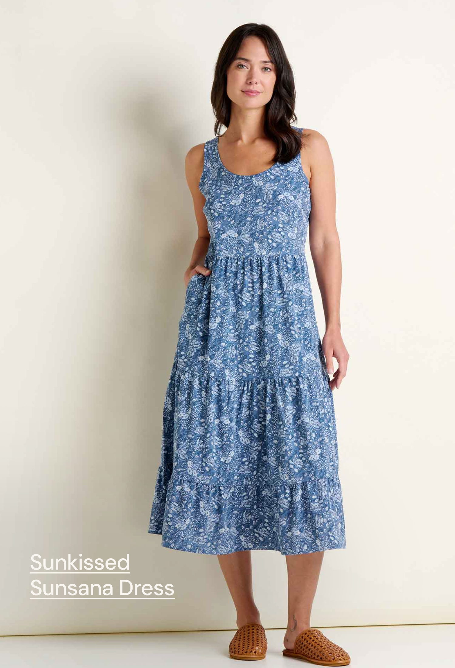 Sunkissed Sunsana Midi Dress