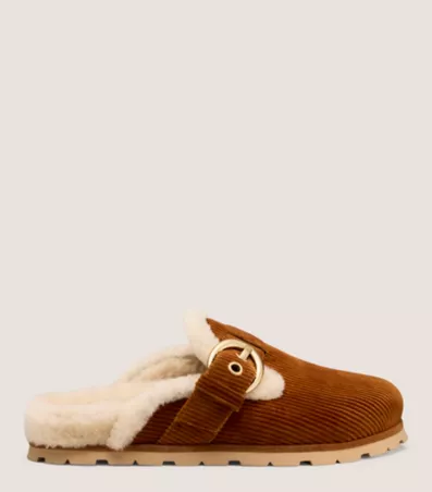 CHRYSTIE SHEARLING MULE