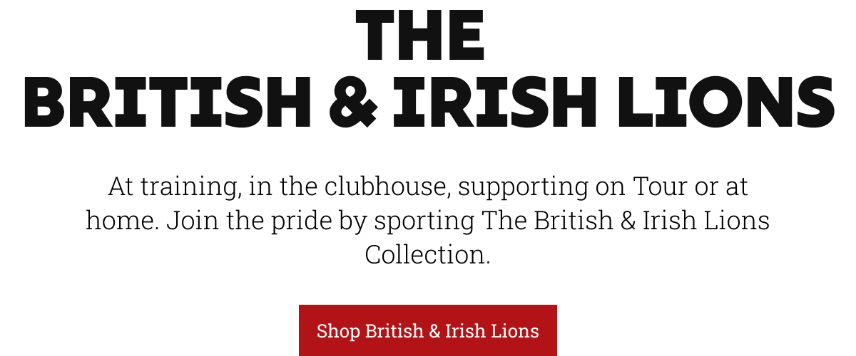British & Irish Lions Rugby Jerseys, Shirts & Accessories