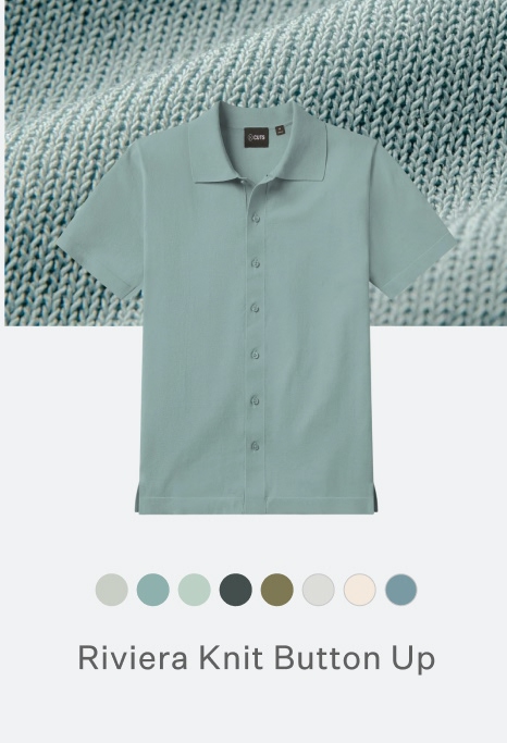 Riviera Knit Button Up