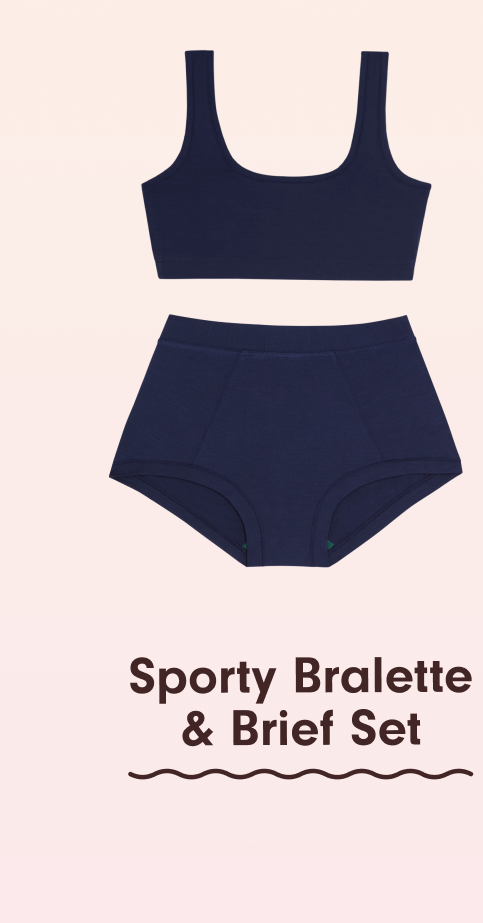 Sporty Bralette & Brief Set