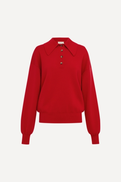 ROCKY KNIT POLO CHERRY