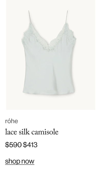 Rohe Lace Silk Camisole