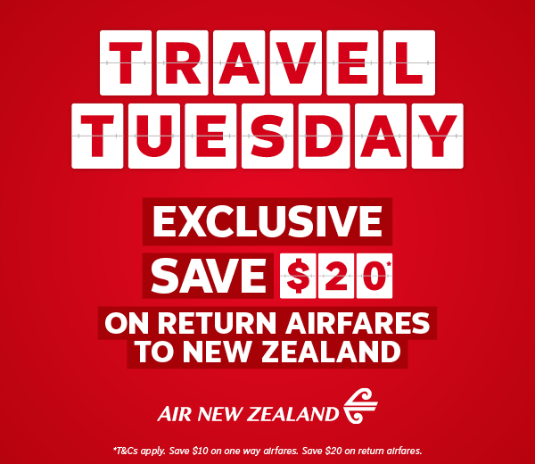 Travel Tuesday Exclusive Air New Zealand Offer!