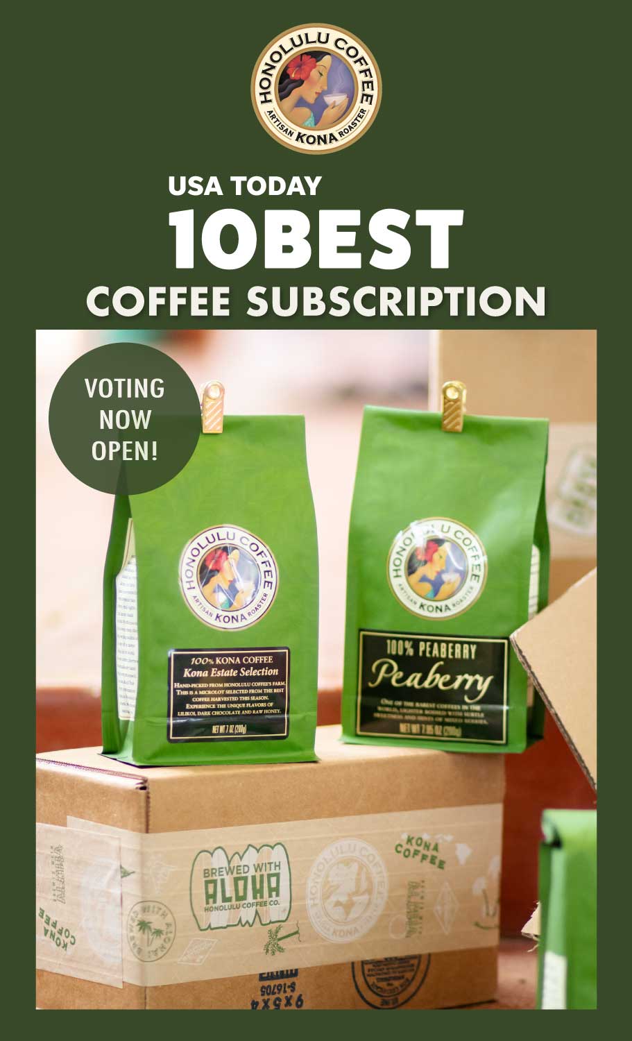 USA TODAY 10BEST COFFEE SUBSCRIPTION. VOTING NOW OPEN!