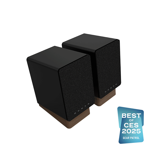 GX-10DB speakers shifting between black and white finishes