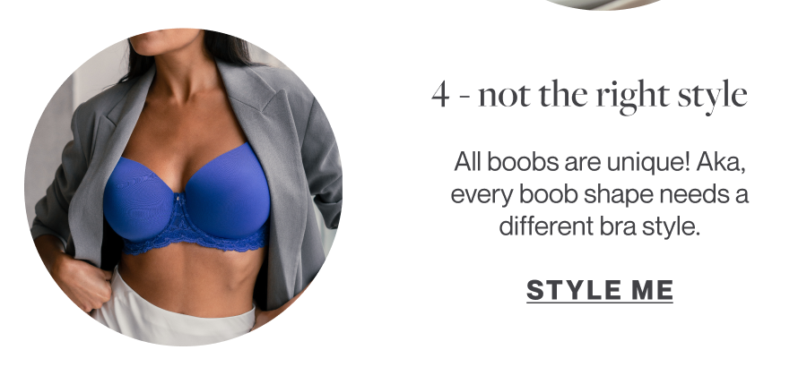 Bras for your boob type