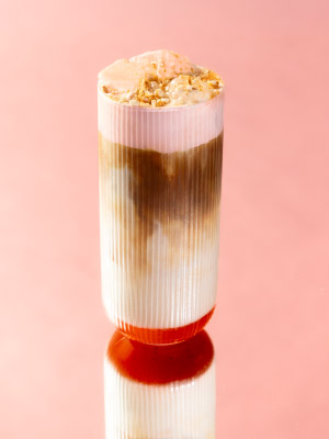 Jeni's Ice Cream x Verve: Strawberry Cheescake Latte
