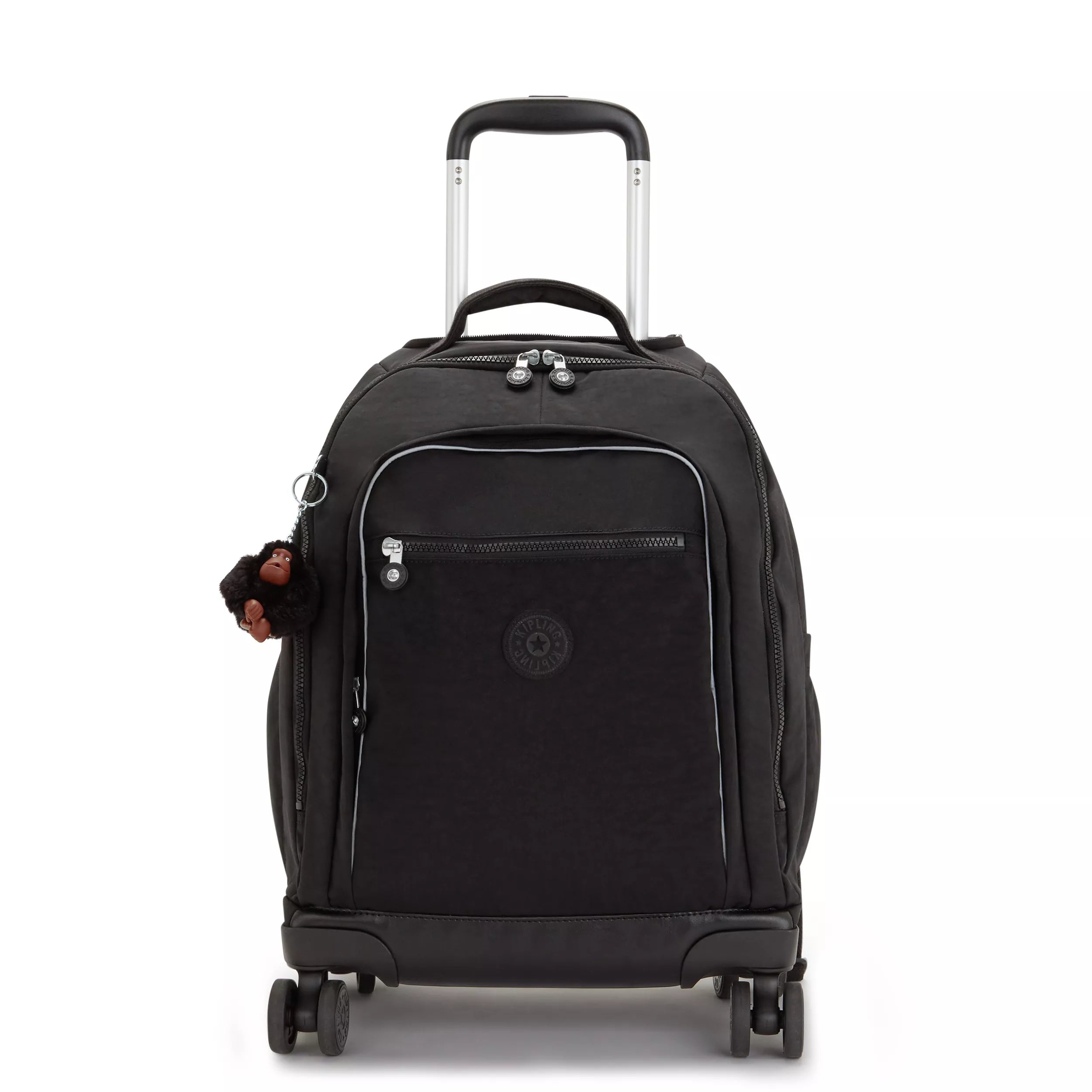 New Zea 15" Laptop Rolling Backpack-True Black