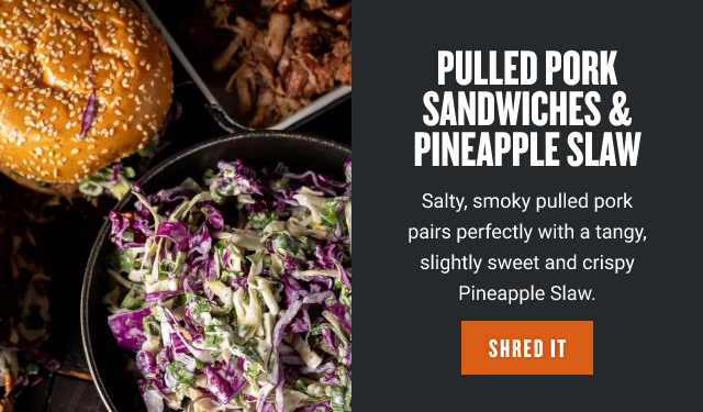 Pulled Pork Sandwiches & Pineapple Slaw
