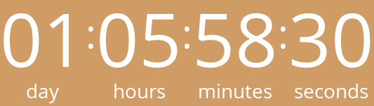 Countdown to the sale's end.