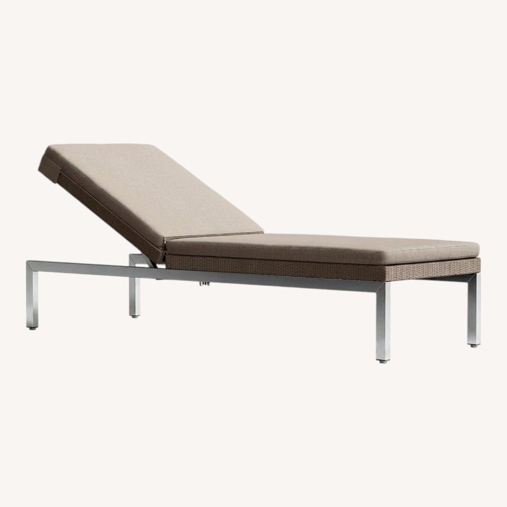 Image of Crate & Barrel Dune Light Brown Fabric Patio Furniture