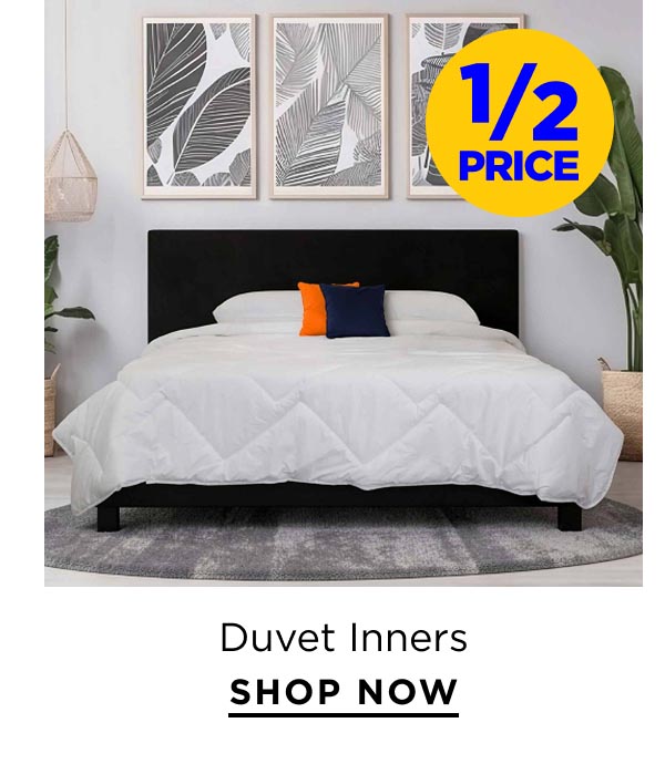 1/2 Price Duvet Inners