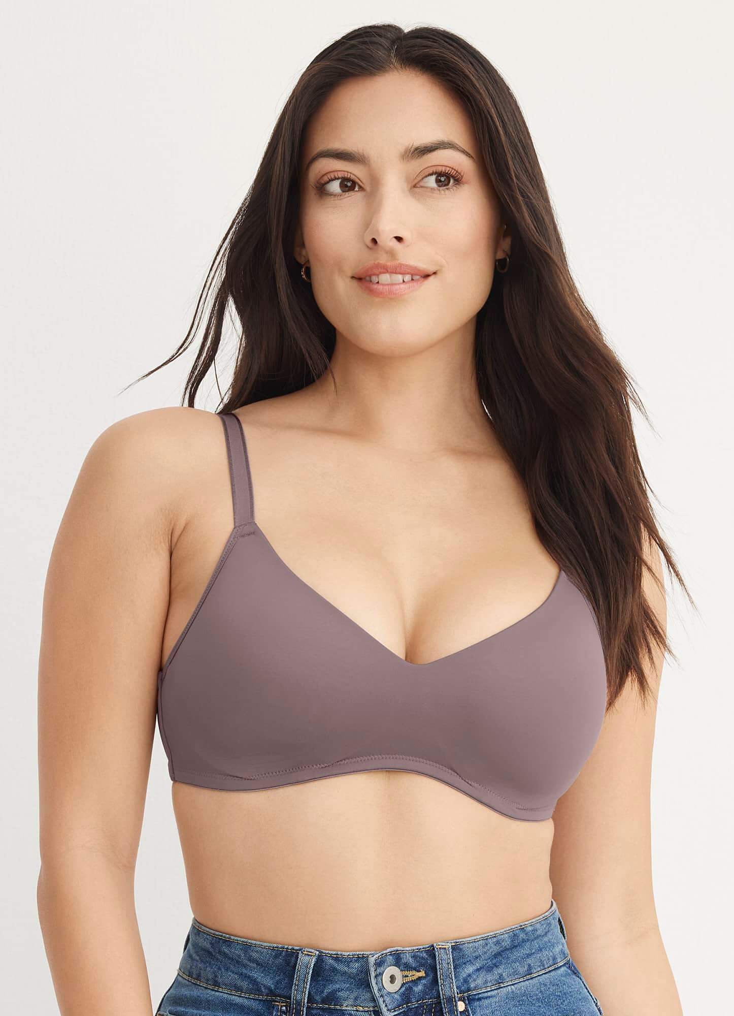 Smooth & Sleek Microfiber Full Coverage Wirefree T-Shirt Bra