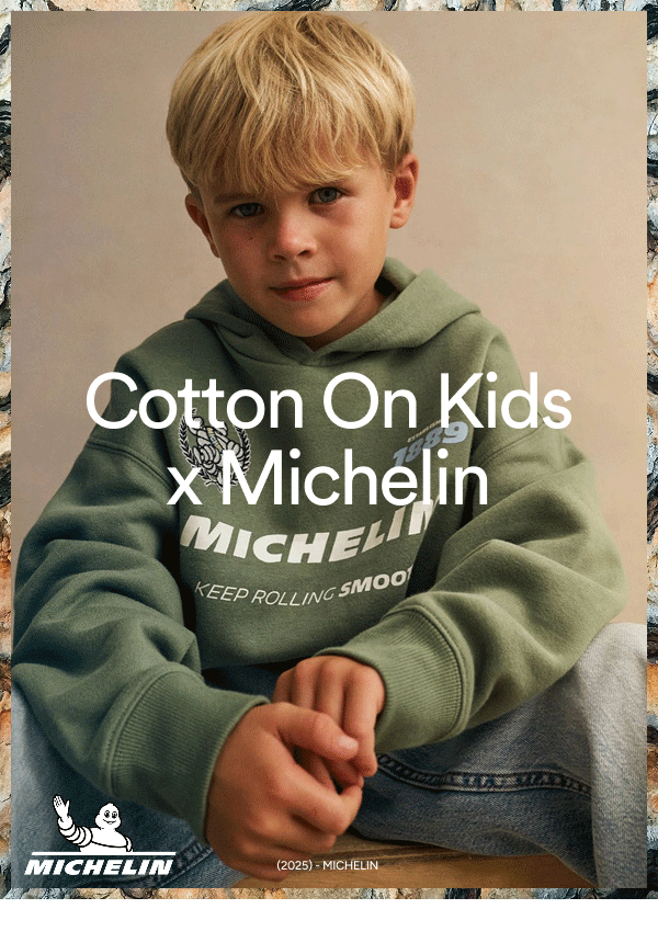 Cotton on kids x michelin