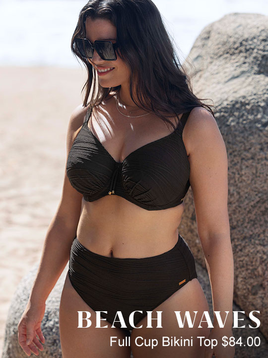 Beach Waves in Black