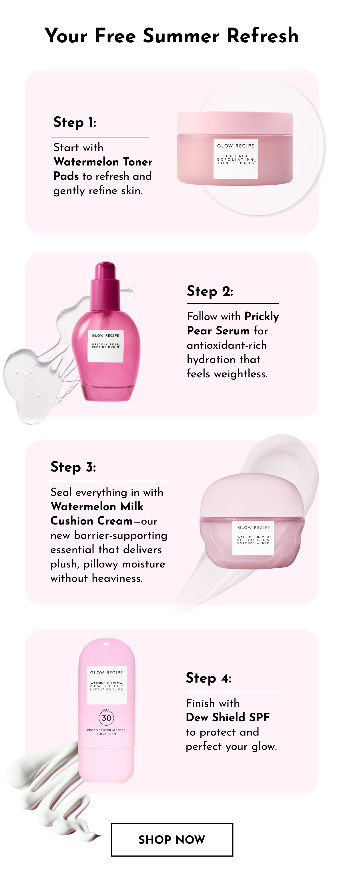 Free Summer Routine Refresh Kit with orders $75+