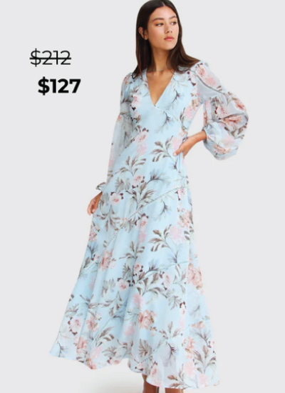 In Your Dreams Maxi Dress - Light Blue