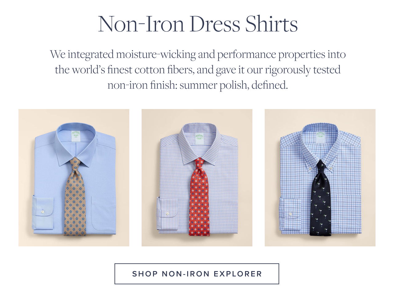 Non-Iron Dress Shirts Shop Non-Iron Explorer