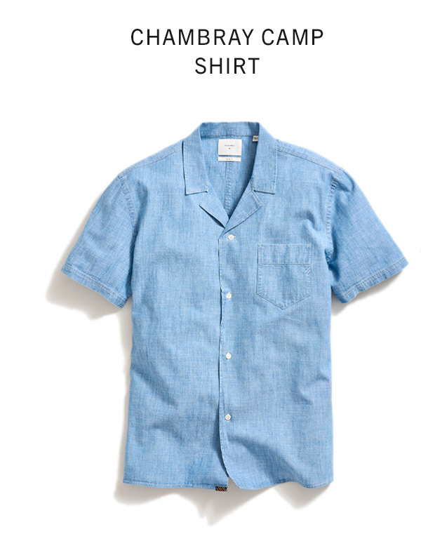Short Sleeve Chambray Shirt
