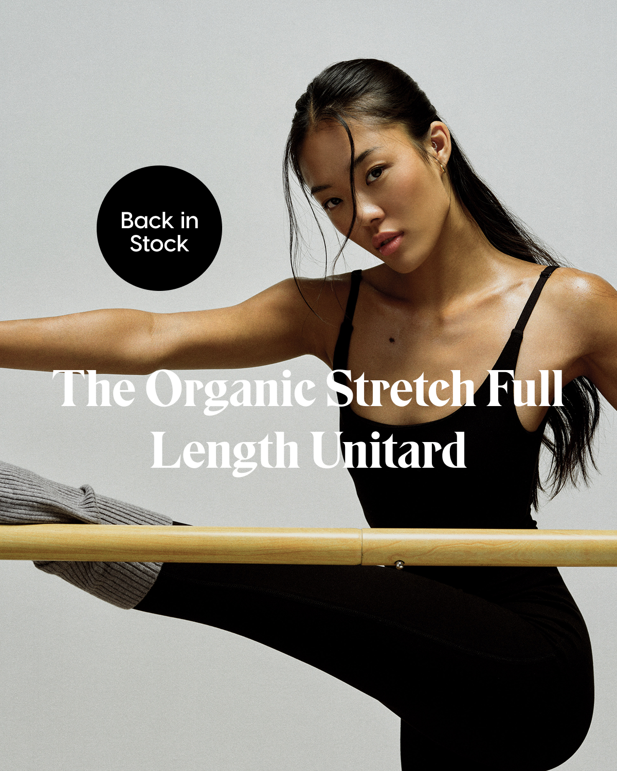 Back in Stock | The Organic Stretch Full Length Unitard