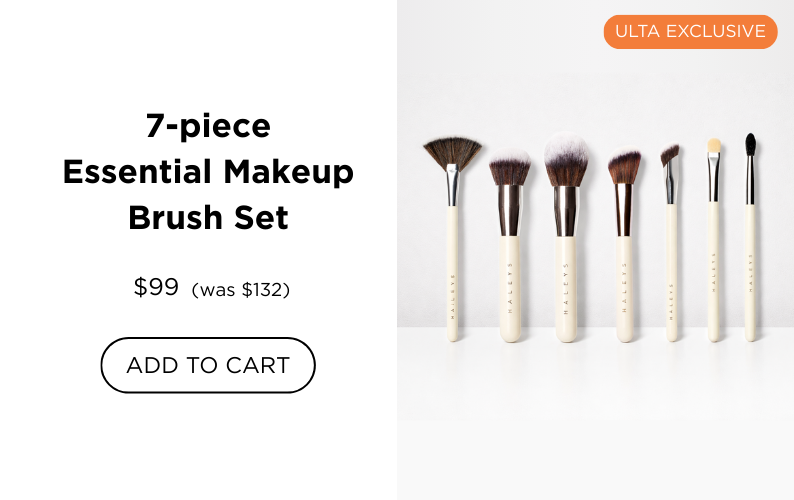 7-piece Essential Makeup Brush Set - Only $99