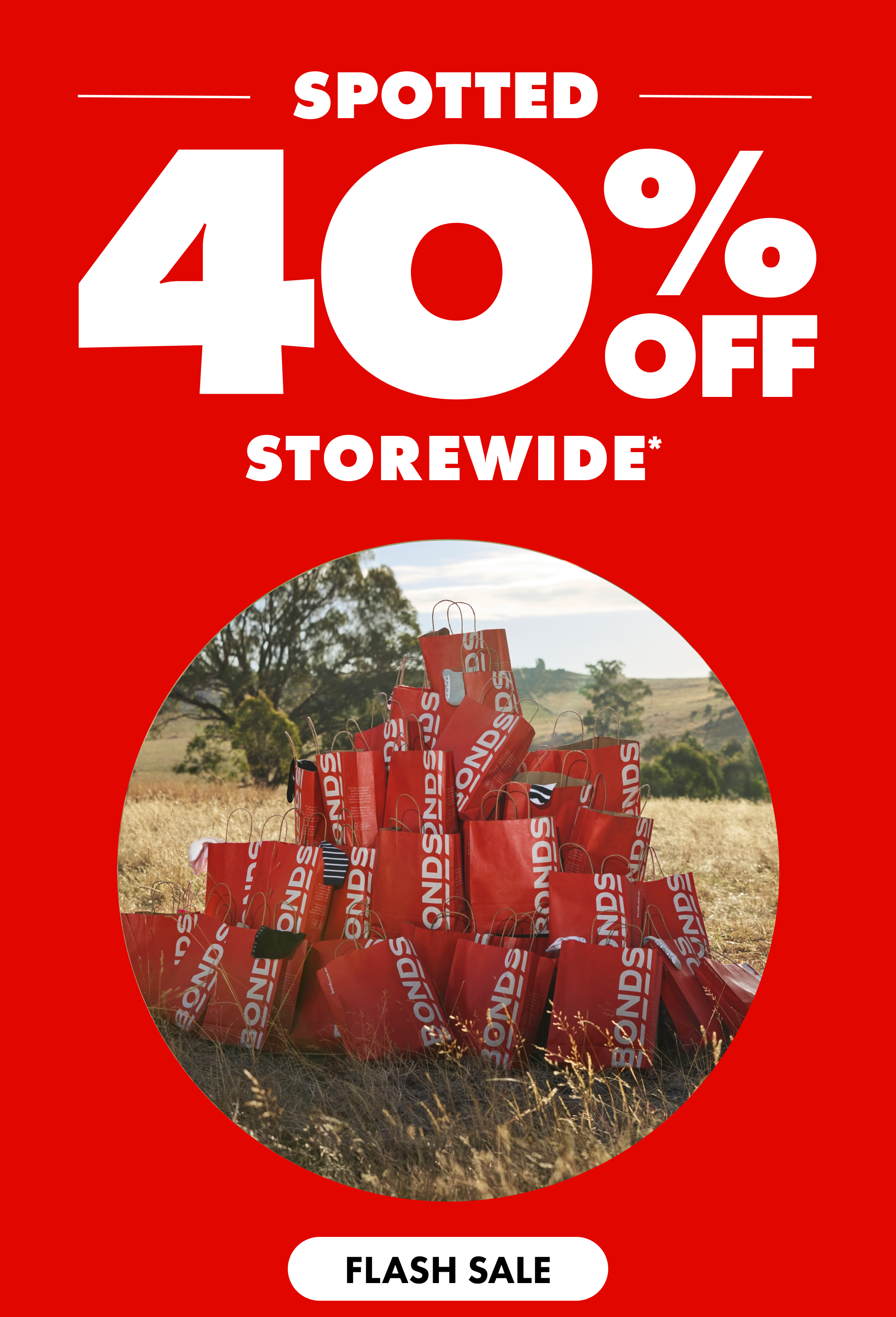 Spotted 40% Off Storewide