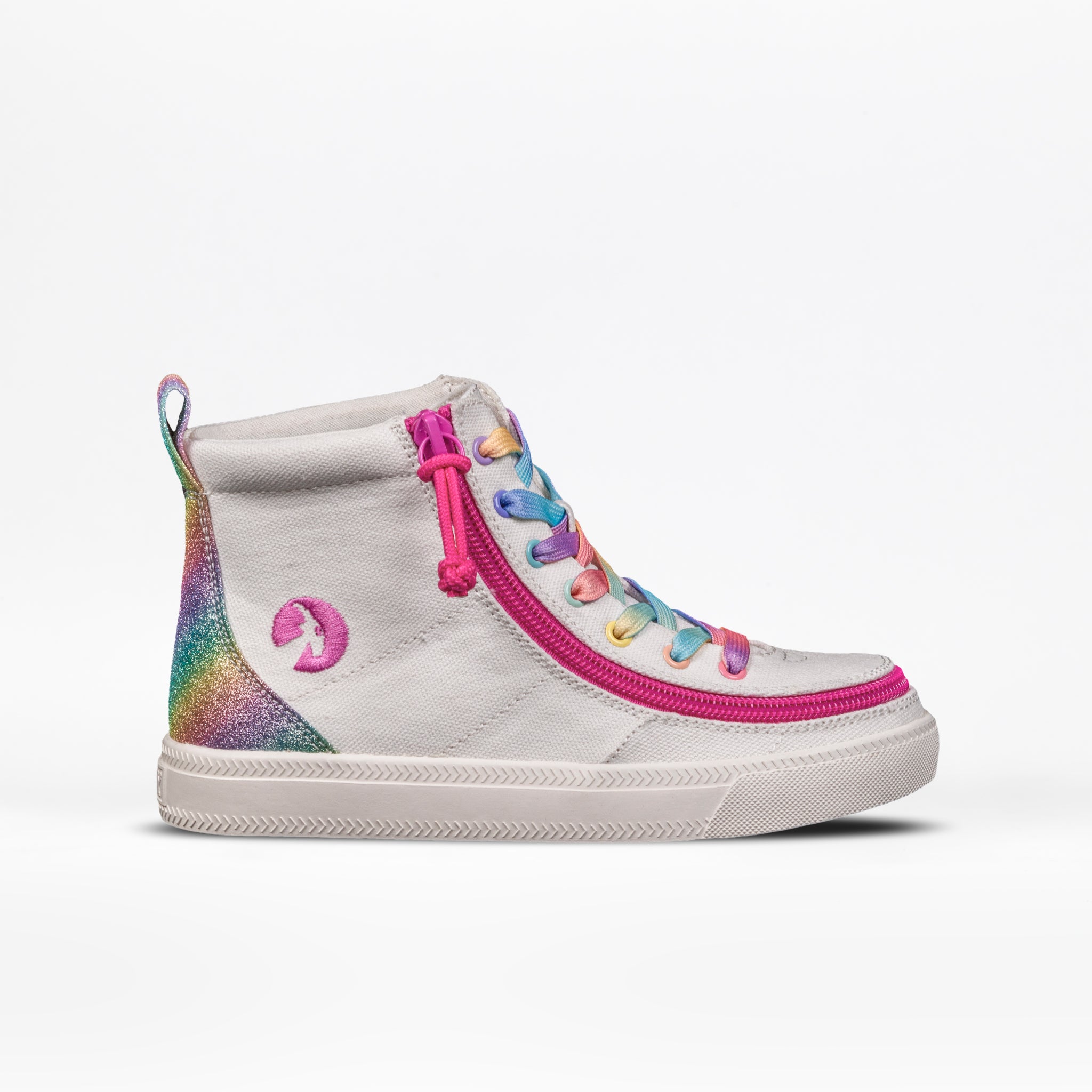 White Rainbow BILLY Classic Lace High - M (Kid/Tod Medium) / 13 US Little Kid