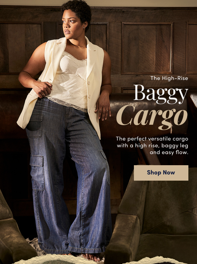 The High-Rise Baggy Cargo | The perfect versatile cargo with a high rise, baggy leg and easy flow. 