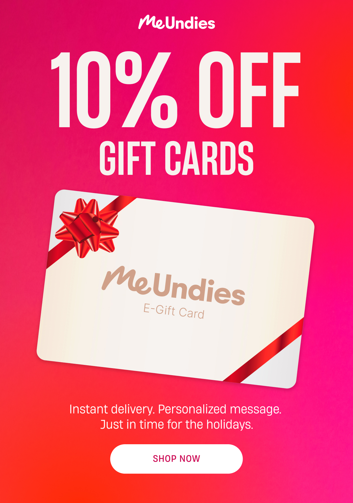 MeUndies | 10% Off Gift Cards | Shop Now