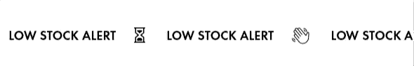 Low Stock Alert